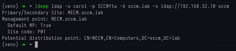 Ldeep sccm mode