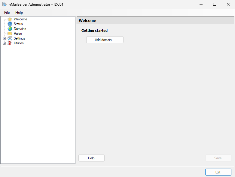 Admin panel dashboard