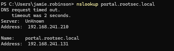 DNS lookup