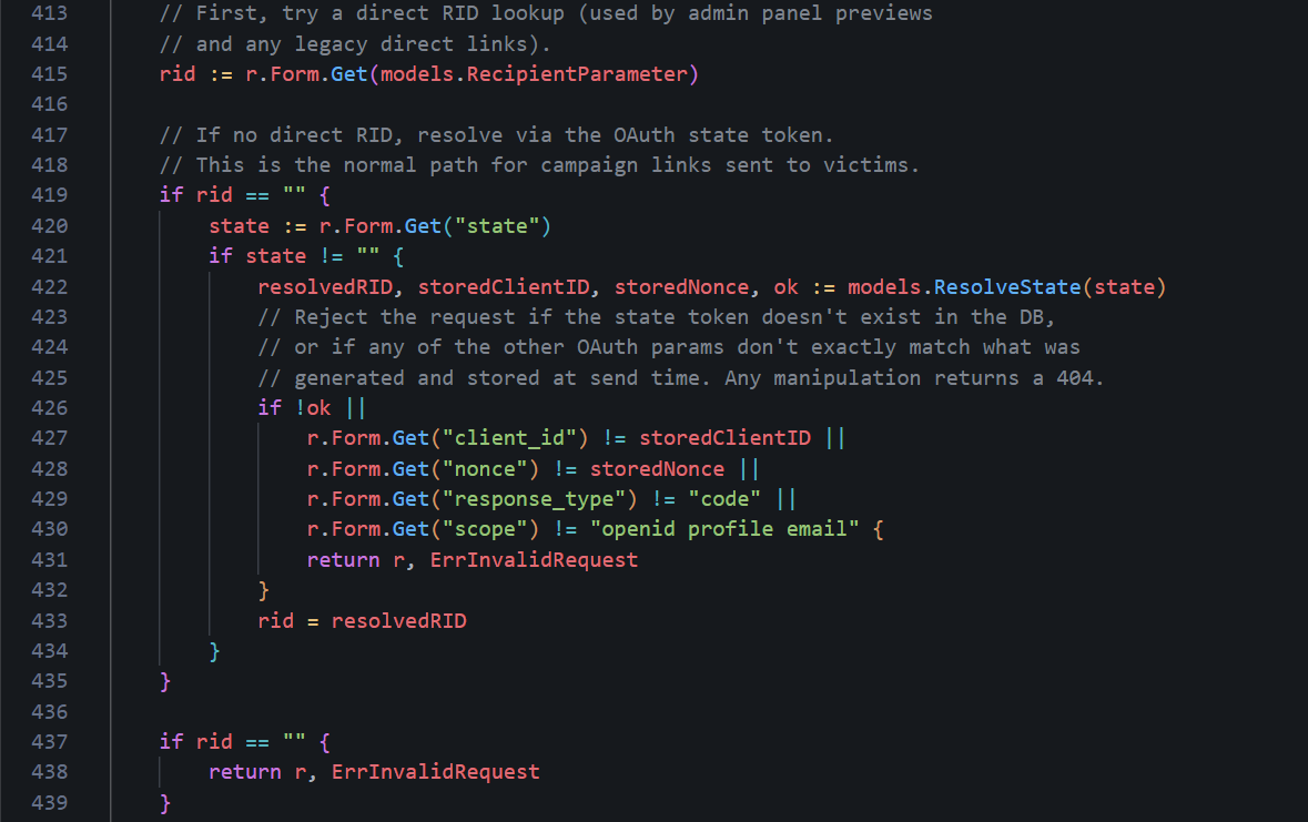 RID lookup replacement