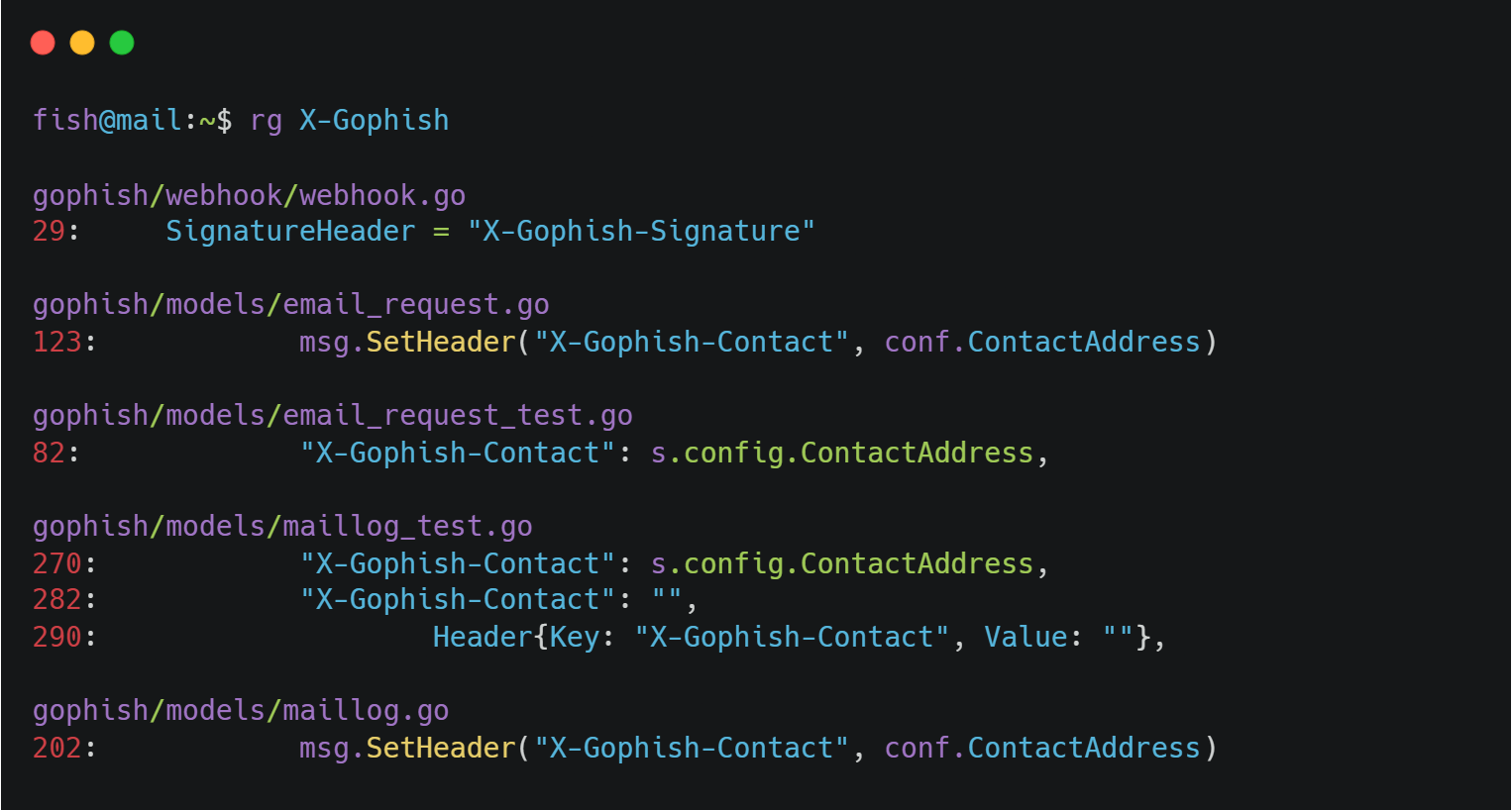 All header locations