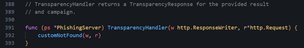 TransparencyHandler change