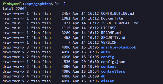GoPhish on VPS